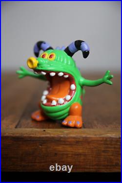 Vintage Monster Bendy Arm Figure RARE green goblin toy 90's