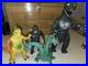 Vintage Monster Toy Action Figure Imperial Godzilla Lot 1980'S original 9-13