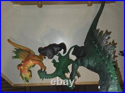 Vintage Monster Toy Action Figure Imperial Godzilla Lot 1980'S original 9-13