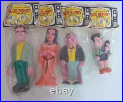 Vintage Munsters Squeak Toys Set 60s SET Orignal Package Spain (Scarce)