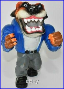 Vintage Muscle Mutts Red-Knuckle 1996 Street Wise Designs Figure Toy Rare