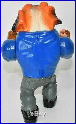 Vintage Muscle Mutts Red-Knuckle 1996 Street Wise Designs Figure Toy Rare