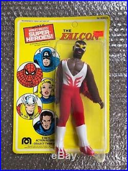 Vintage NEW UNPUNCHED 1975 Mego FALCON Carded Action Figure WGSH Toy MINT AFA