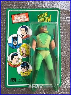 Vintage NEW UNPUNCHED 1976 Mego Green Arrow Mint Carded Action Figure WGSH Toy
