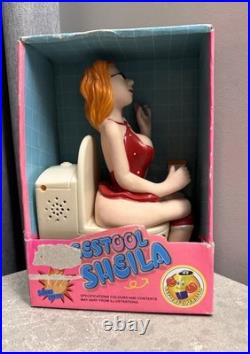 Vintage NOS Plastic Funny Action Toy Busy Lady