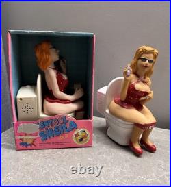 Vintage NOS Plastic Funny Action Toy Busy Lady