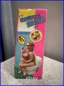 Vintage NOS Plastic Funny Action Toy Busy Lady