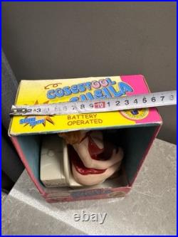 Vintage NOS Plastic Funny Action Toy Busy Lady