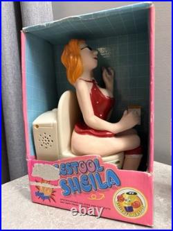 Vintage NOS Plastic Funny Action Toy Busy Lady