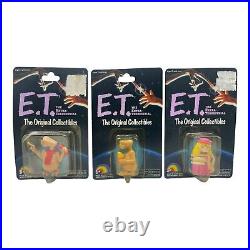 Vintage New 1982 ET THE EXTRATERRESTRIAL Set Of 6 PVC Toy Figures Collectibles