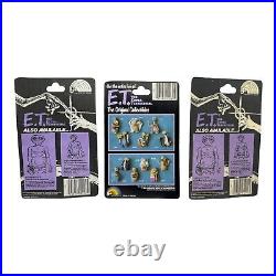 Vintage New 1982 ET THE EXTRATERRESTRIAL Set Of 6 PVC Toy Figures Collectibles