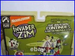 Vintage Nickelodeon Inbvader Zim Human Disguise Figure