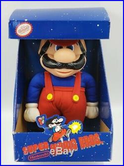 Vintage Nintendo Super Mario Bros Plush 12 Tall Figure Doll Toy Applause 1989