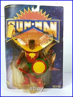Vintage Olmec Sun-Man Figure ORIGINAL NEW / SEALED ON CARD Sun Man 10001 READ