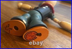 Vintage Original 1932 Popeye the sailor Chein 8 Wooden Figure