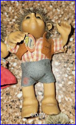 Vintage Original Peter-Figuren Hedgehog Figures