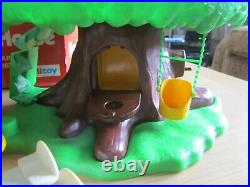 Vintage Palitoy Family Treehouse Pop Up With Furniture & Figures Boxed