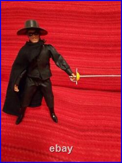 Vintage Palitoys / Mego ZORRO original figure 8 inches repro Box