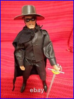 Vintage Palitoys / Mego ZORRO original figure 8 inches repro Box