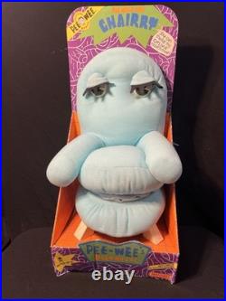 Vintage Pee-wee's Playhouse Chairry Plush Toy Matchbox 1988 New in Box! RARE