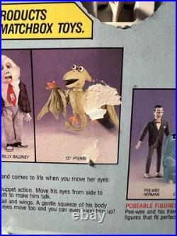 Vintage Pee-wee's Playhouse Chairry Plush Toy Matchbox 1988 New in Box! RARE