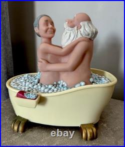 Vintage Plastic Funny Action Toy Sexual Life Of Old Couple