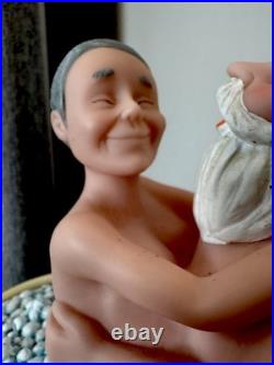 Vintage Plastic Funny Action Toy Sexual Life Of Old Couple Vintage Plastic Funny Action Toy Sexual Life Of Old Couple