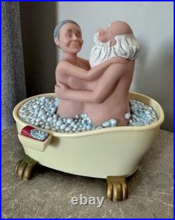 Vintage Plastic Funny Action Toy Sexual Life Of Old Couple Vintage Plastic Funny Action Toy Sexual Life Of Old Couple