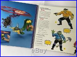 Vintage Playmates Teenage Mutant Ninja Turtles Action Figures Toy Fair Catalog