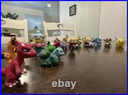 Vintage Pokémon Tomy Figures 29 Pieces with Vintage Pokemon Tin Lunchbox