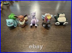 Vintage Pokémon Tomy Figures 29 Pieces with Vintage Pokemon Tin Lunchbox