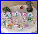 Vintage Polly Pocket Lot, Bluebird 9 Compacts, 34 Figures + extras