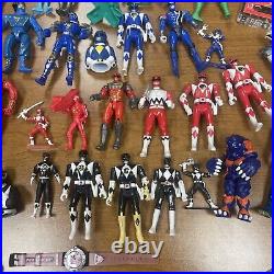 Vintage Power Rangers Huge Lot Toy Action Figures & Accessories! Play Sold as is