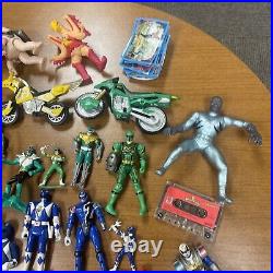 Vintage Power Rangers Huge Lot Toy Action Figures & Accessories! Play Sold as is