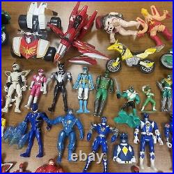 Vintage Power Rangers Huge Lot Toy Action Figures & Accessories! Play Sold as is