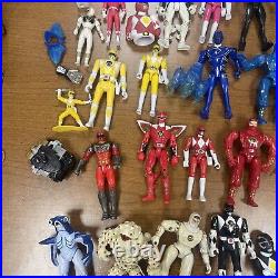 Vintage Power Rangers Huge Lot Toy Action Figures & Accessories! Play Sold as is