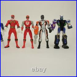 Vintage Power Rangers Toy Figure 7pc Play Set 1990s 2000s Mixed Size Lot Bundle