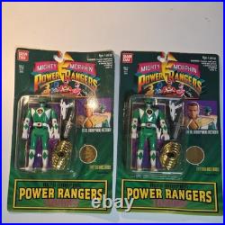 Vintage Power Rangers Toy Lot Sealed 90s Auto Morphin Green Blue Placo Rocket