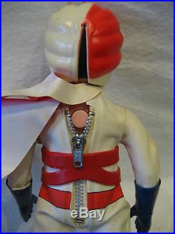 Vintage RAINBOWMAN Nakajima nodder vinyl figure with Mask sofubi tokusatsu toy