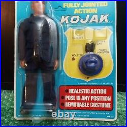 Vintage RARE 1976 KOJAK Action figure 8 TV Show 1976 Excel Toy new in package