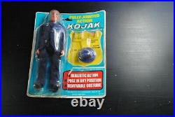 Vintage RARE 1976 KOJAK Action figure 8 TV Show 1976 Excel Toy, rare set