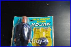 Vintage RARE 1976 KOJAK Action figure 8 TV Show 1976 Excel Toy, rare set