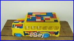 Vintage RARE Remco 1973 Partridge Family Bus Playset withBox & Figures