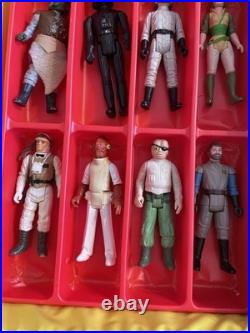 Vintage Rare Star Wars figure 80s 90s lot 13 Tara Toy Figure Case Vintage Vtg