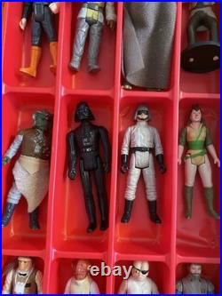 Vintage Rare Star Wars figure 80s 90s lot 13 Tara Toy Figure Case Vintage Vtg