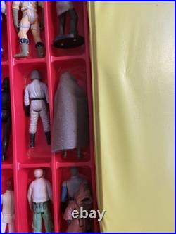 Vintage Rare Star Wars figure 80s 90s lot 13 Tara Toy Figure Case Vintage Vtg