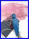 Vintage Reindeer Products Wang Pilot Toy Parachute Figure Celluloid Aviation