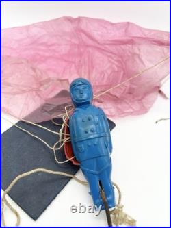Vintage Reindeer Products Wang Pilot Toy Parachute Figure Celluloid Aviation
