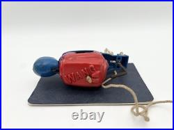 Vintage Reindeer Products Wang Pilot Toy Parachute Figure Celluloid Aviation