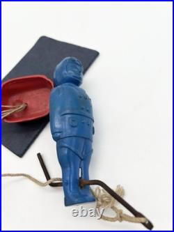 Vintage Reindeer Products Wang Pilot Toy Parachute Figure Celluloid Aviation